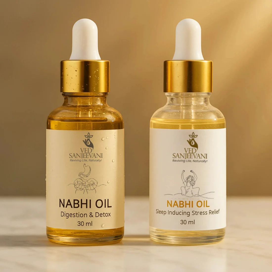 COMBO – Digestion Detox & Sleep Inducing Nabhi Oils
