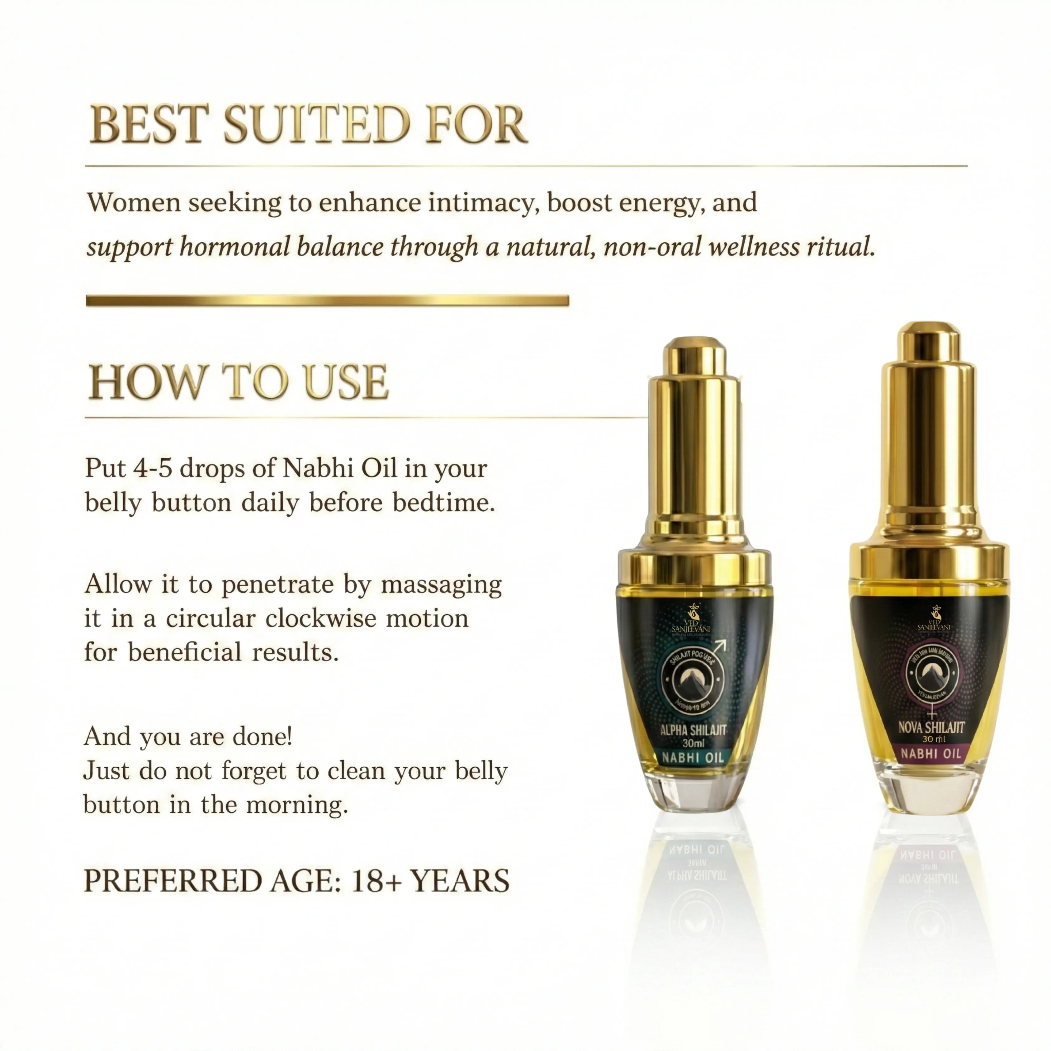 Shilajit Nabhi Oil DUO – Men & Women | Navel Oil Combo - Image 4