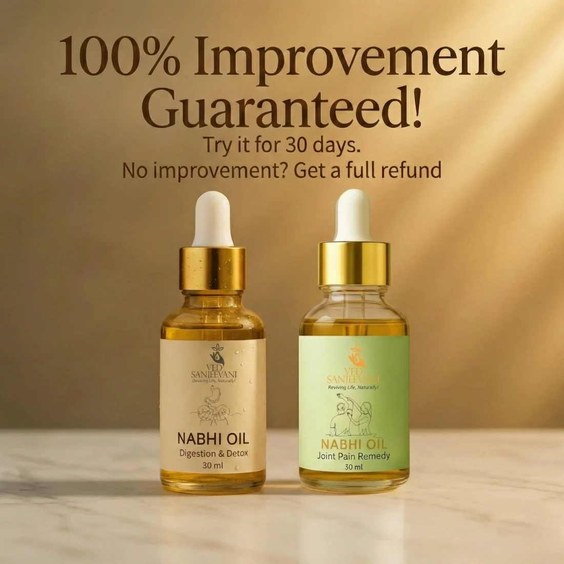 COMBO – Digestion Detox & Joint Pain Relief Nabhi Oils
