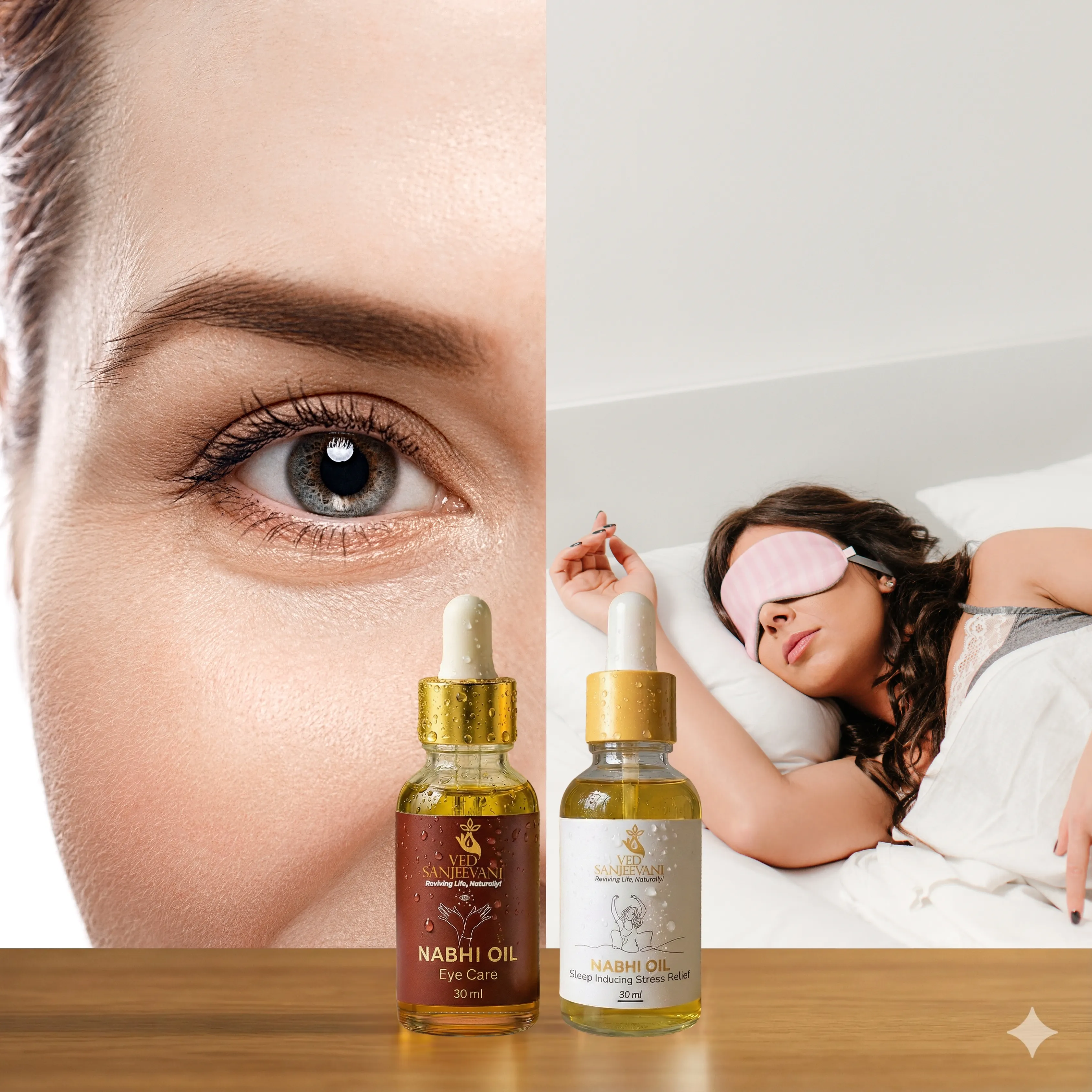 COMBO – Sleep Inducing & Eye Care Nabhi Oils - Image 4