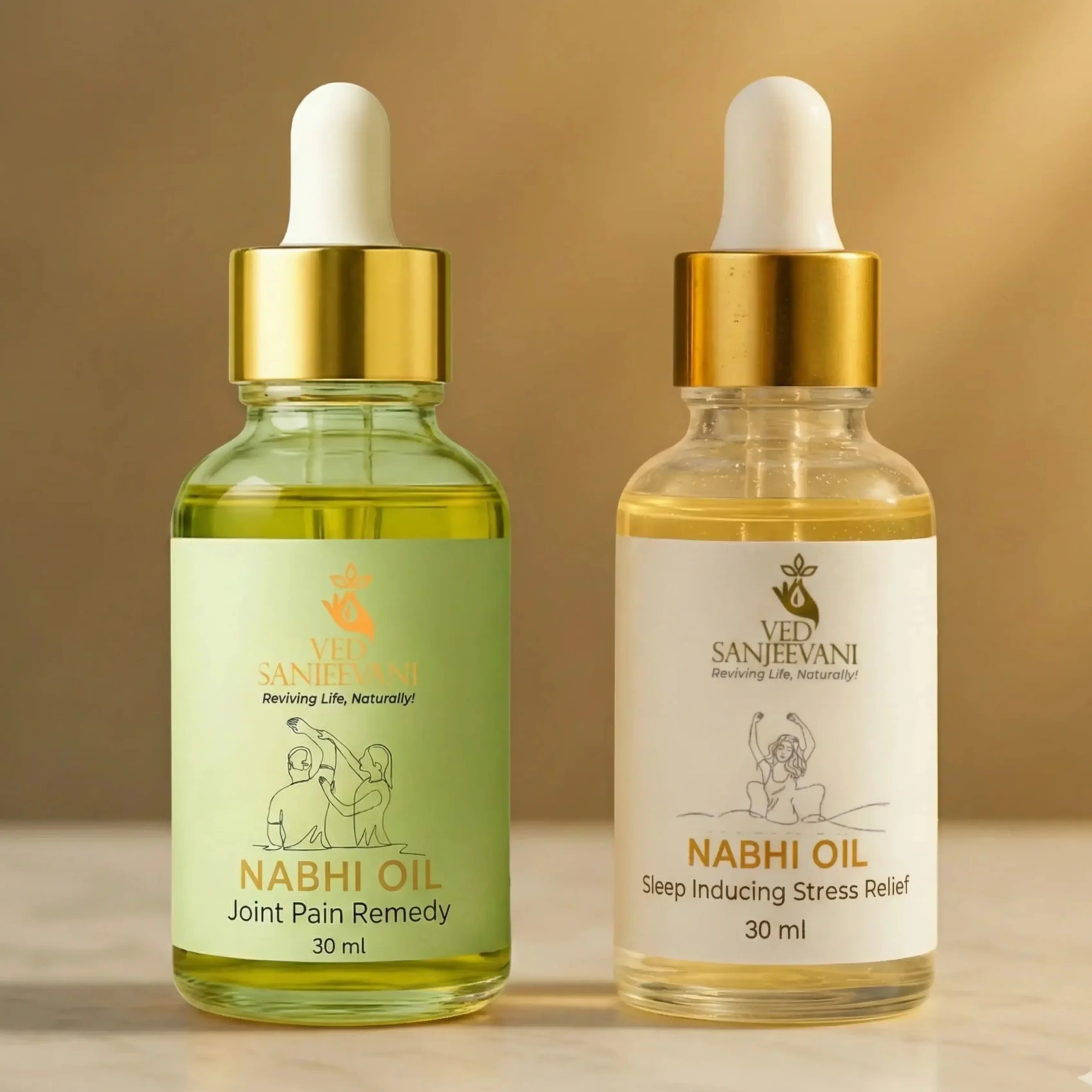 COMBO – Sleep Inducing & Joint Pain Relief Nabhi Oils