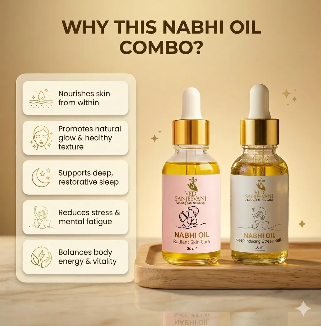 COMBO – Sleep Inducing & Radiant Skin Care Nabhi Oils - Image 2