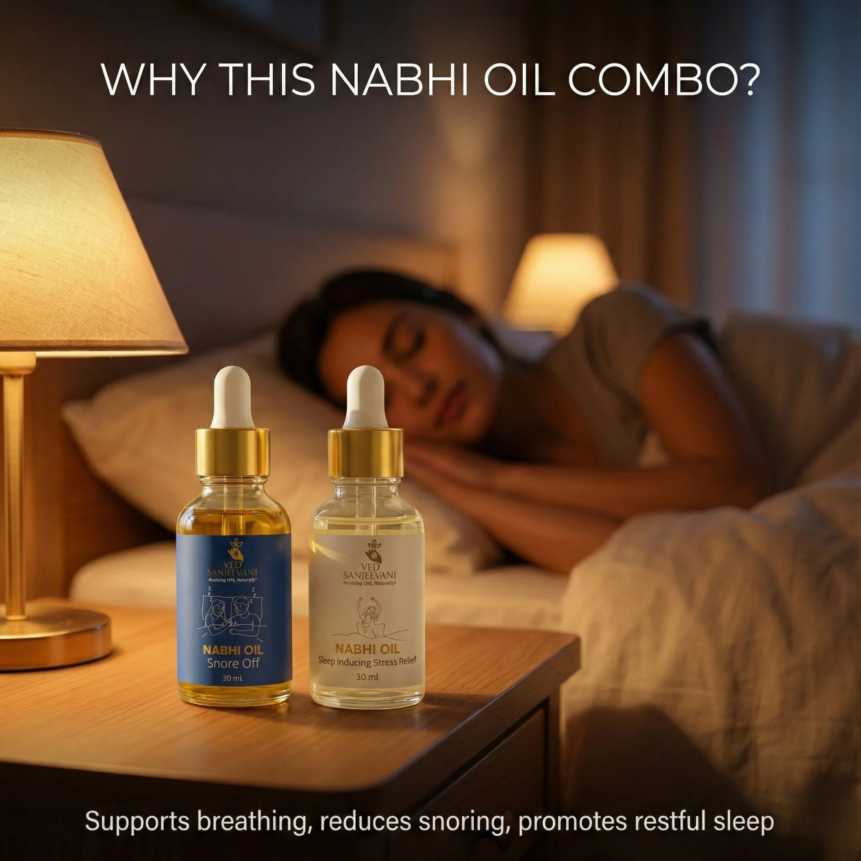 Ved Sanjeevani 30-Day Snore Off & Sleep Inducing Nabhi Oil Program - Image 2