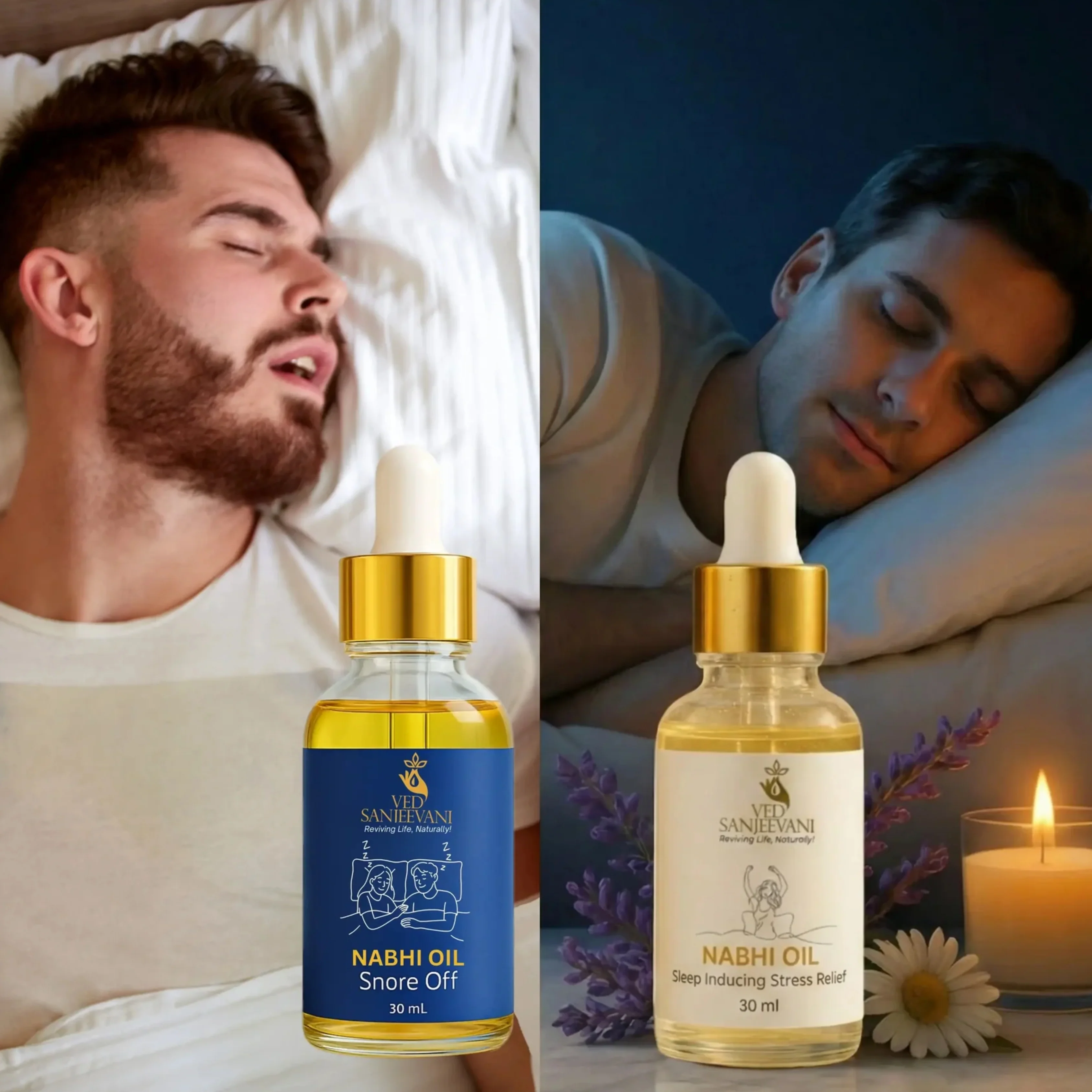 Ved Sanjeevani 30-Day Snore Off & Sleep Inducing Nabhi Oil Program - Image 3