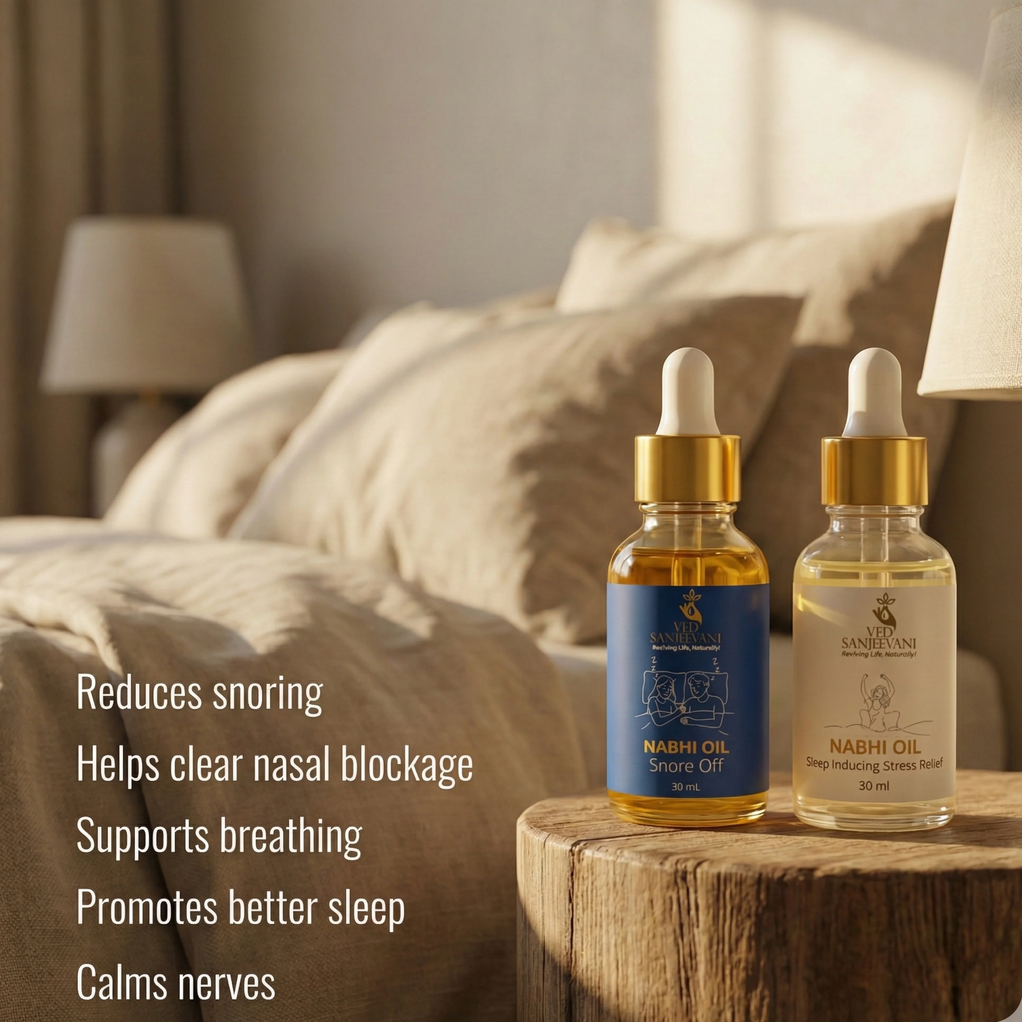 Ved Sanjeevani 30-Day Snore Off & Sleep Inducing Nabhi Oil Program - Image 5