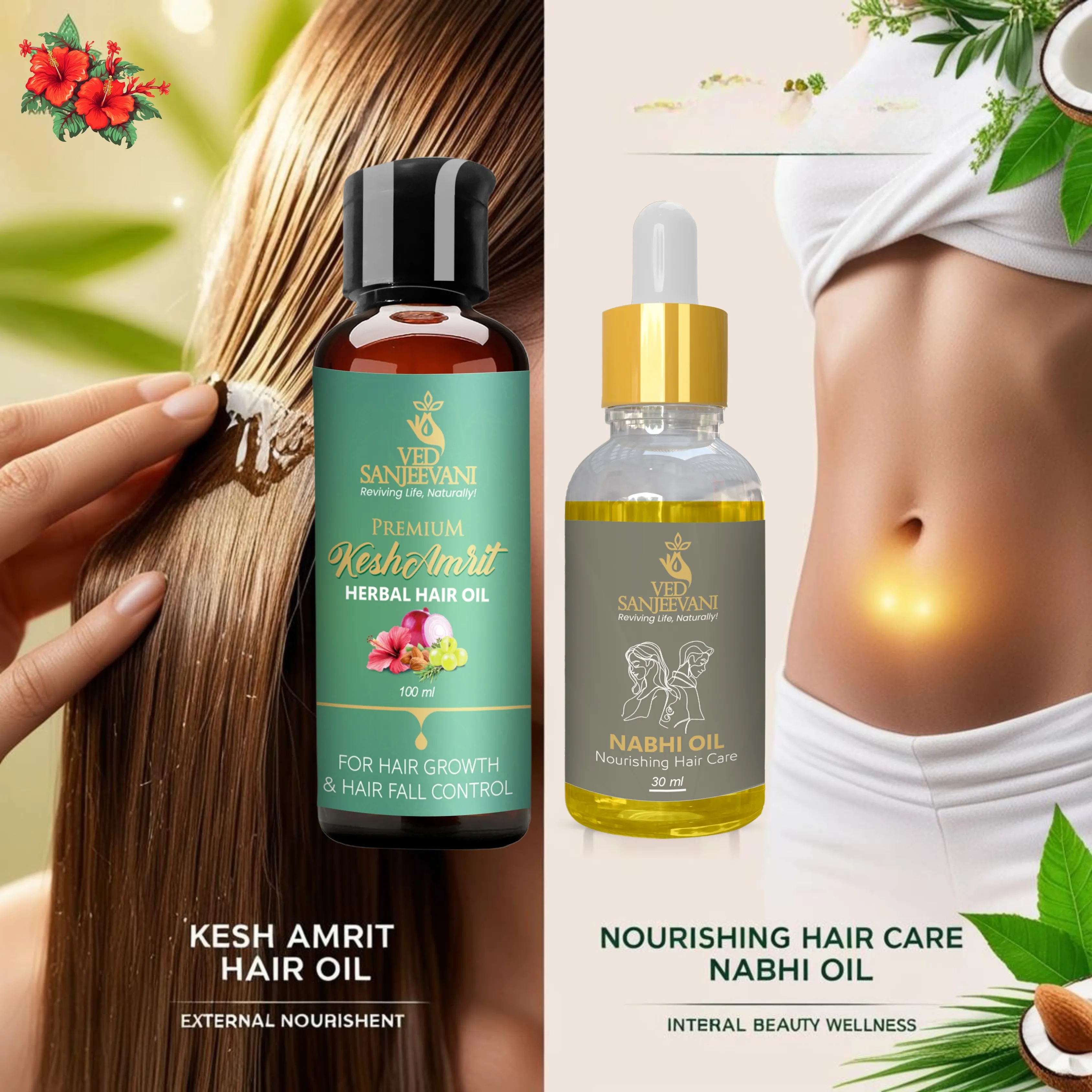 COMBO(Kesh Amrit hair oil +  Nourishing Hair Care Nabhi oil ) - Image 6