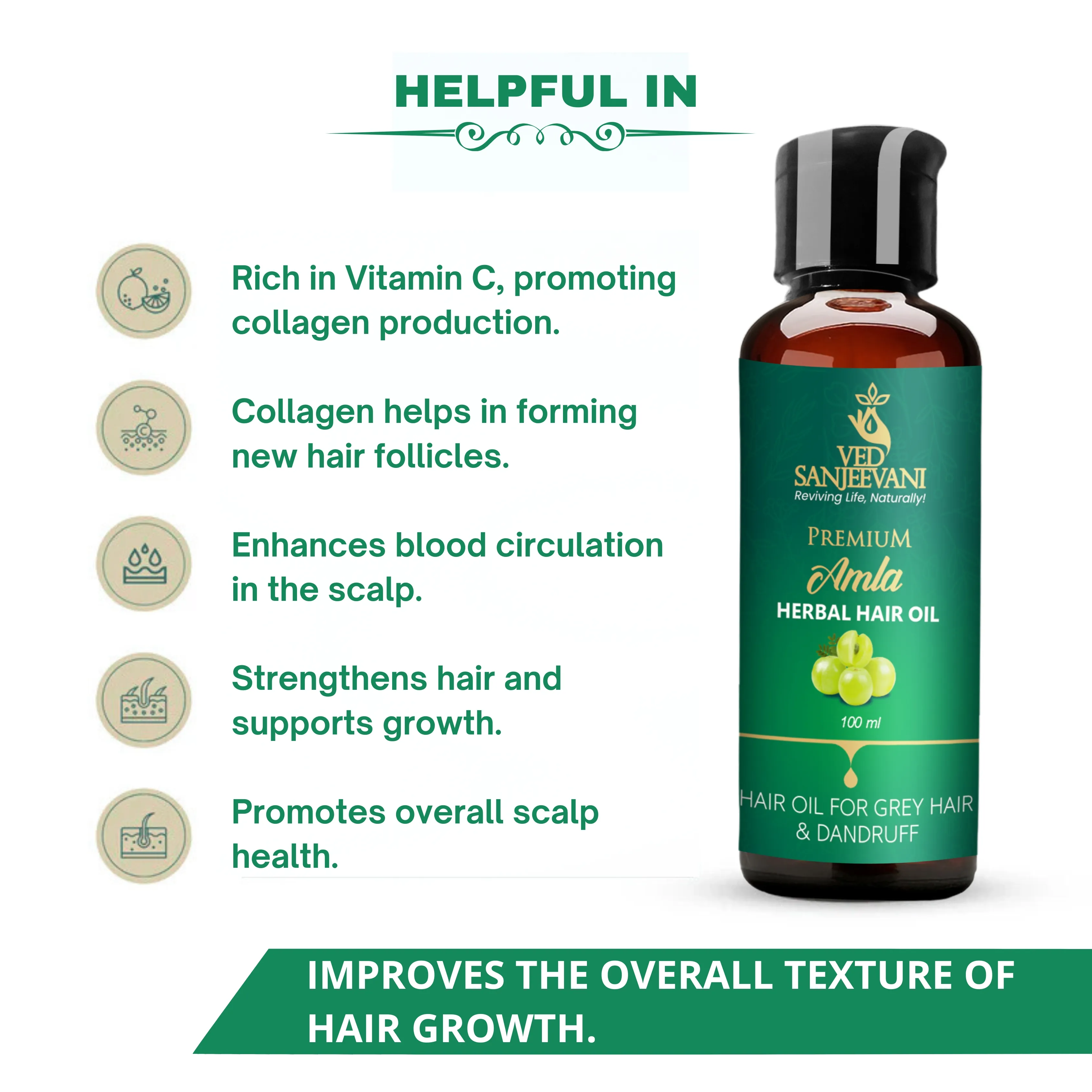 Amla Herbal Hair Oil for Hair Growth & Fall Control - Image 5