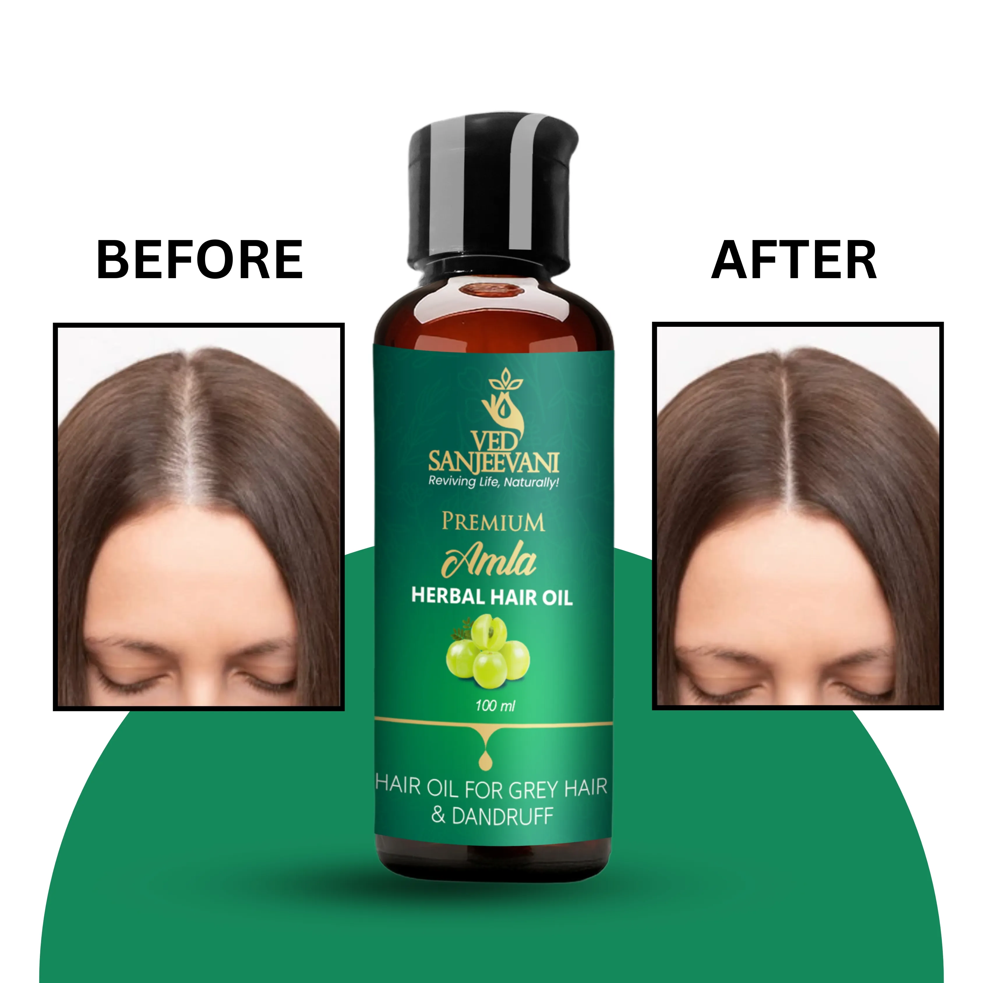 Amla Herbal Hair Oil for Hair Growth & Fall Control - Image 7