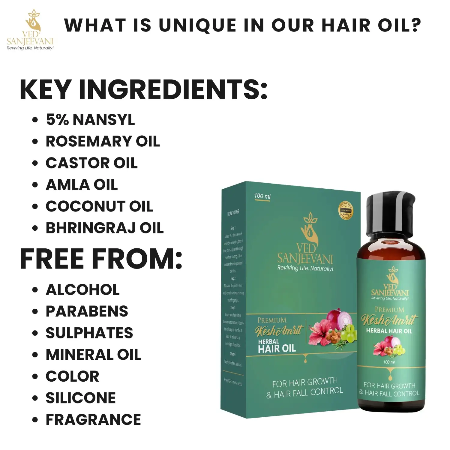 Kesh Amrit Herbal Hair Oil – Nectar for Hair - Image 5