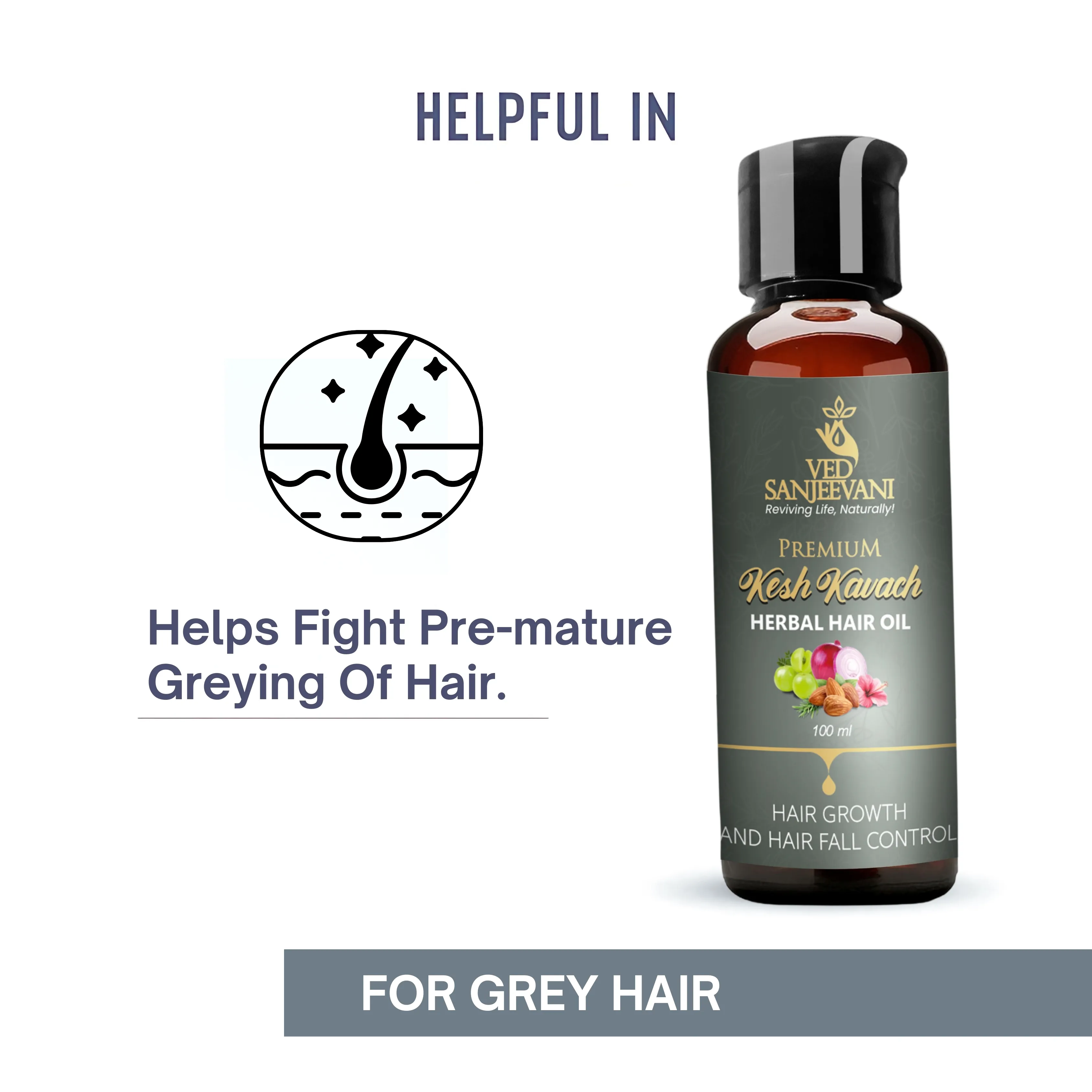 Kesh Kavach Herbal Hair Oil – For Daily Damage Hair - Image 6