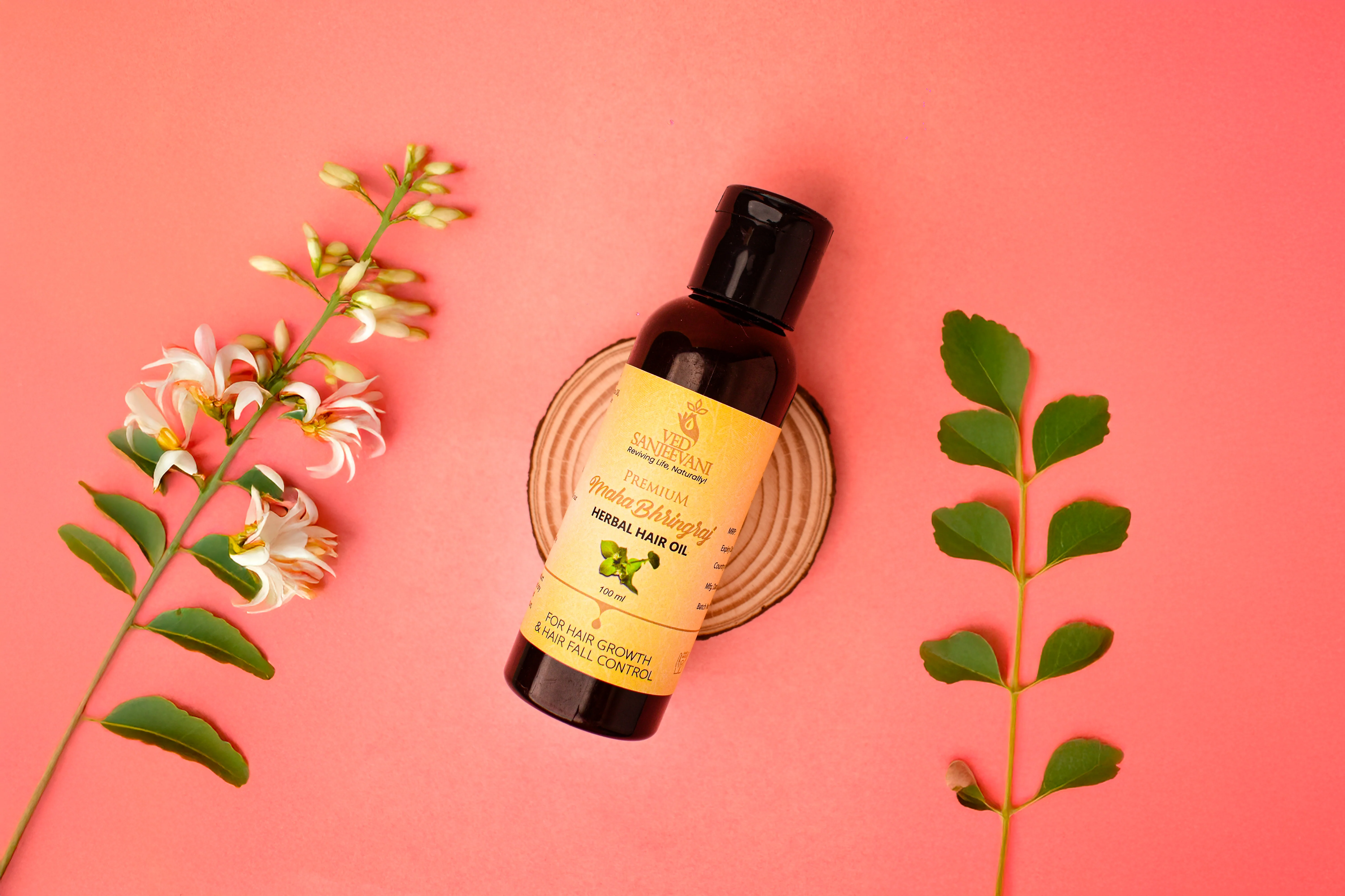 Maha Bhringraj Herbal Hair Oil – for Thicker, Stronger Locks - Image 10