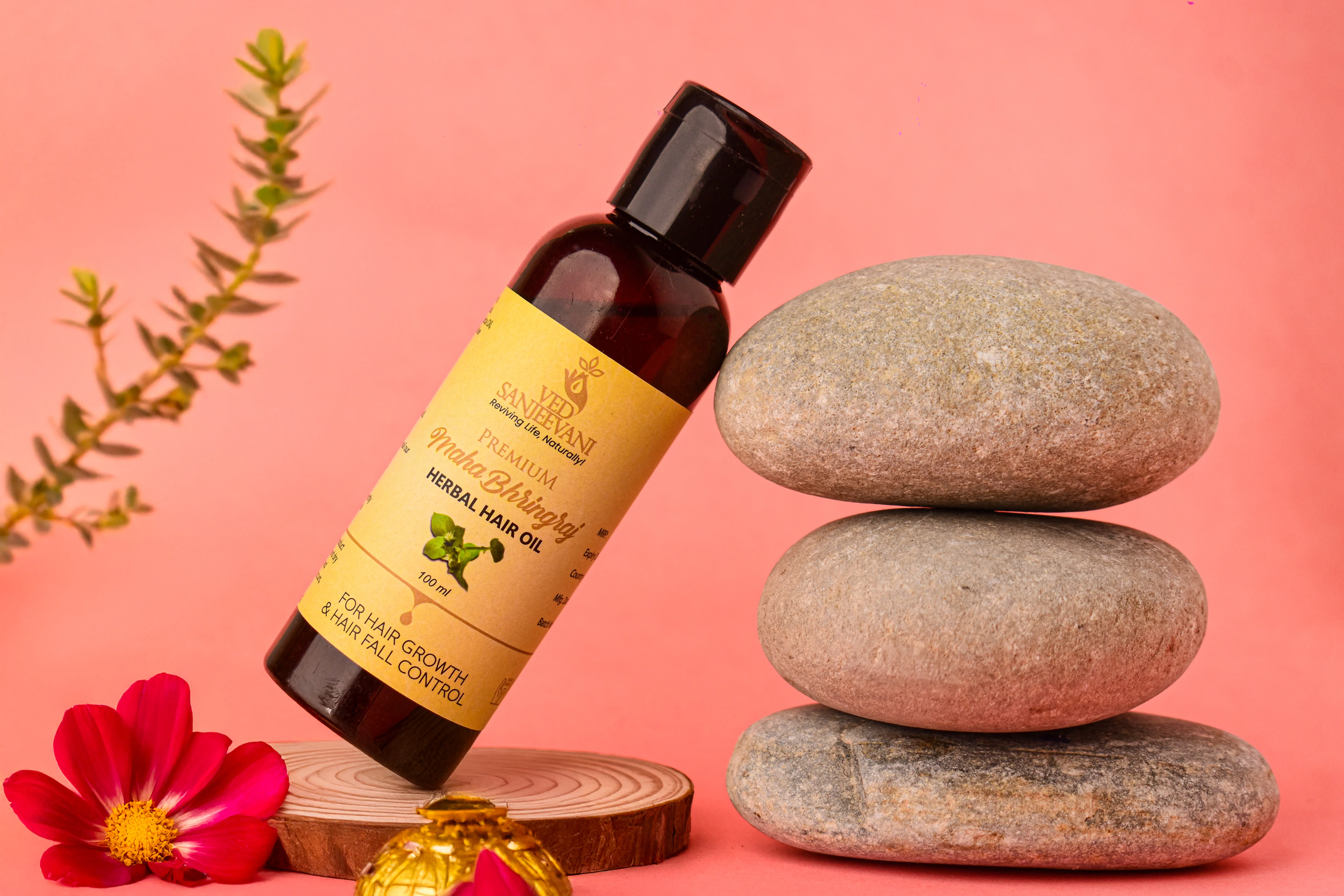 Maha Bhringraj Herbal Hair Oil – for Thicker, Stronger Locks - Image 9