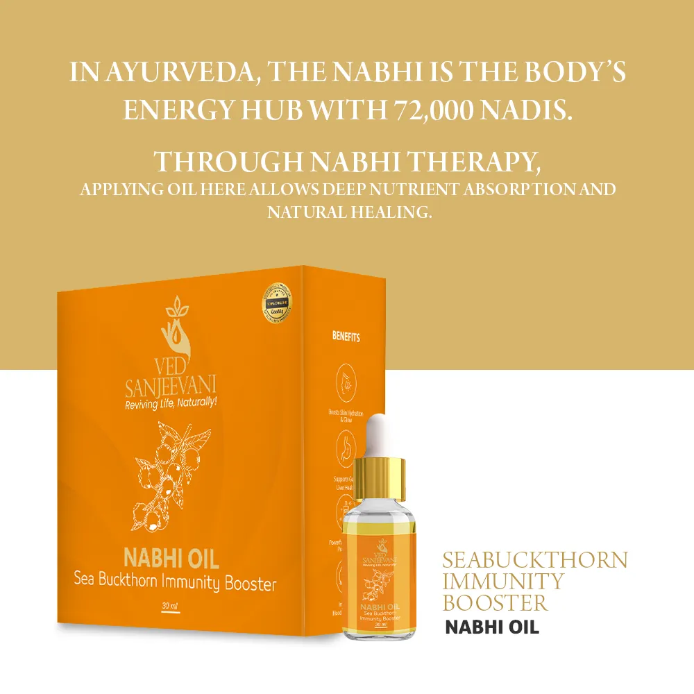 Sea Buckthorn Immunity Booster Nabhi Oil - Image 2